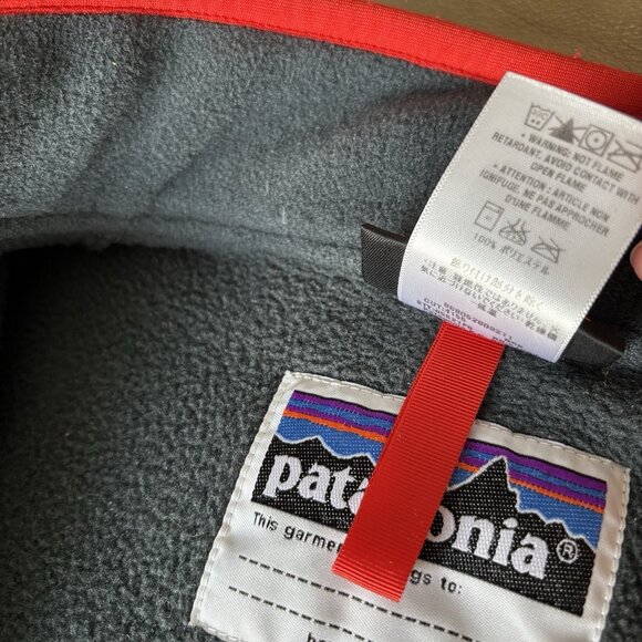 Vintage Patagonia Synchilla Marsupial Half Zip Pullover Kids L 12 School Outdoor - Picture 8 of 12